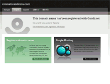 Tablet Screenshot of cromaticandorra.com